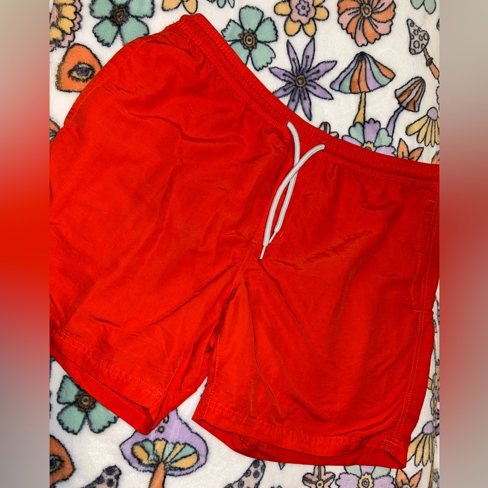 Orange men’s RSQ nylon shorts